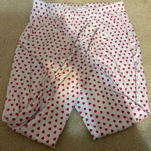 roller rabbit heart pants, pajamas, comfy